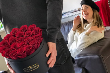 Kwiaty na Walentynki: róże w bukietach walentynkowych na prezent