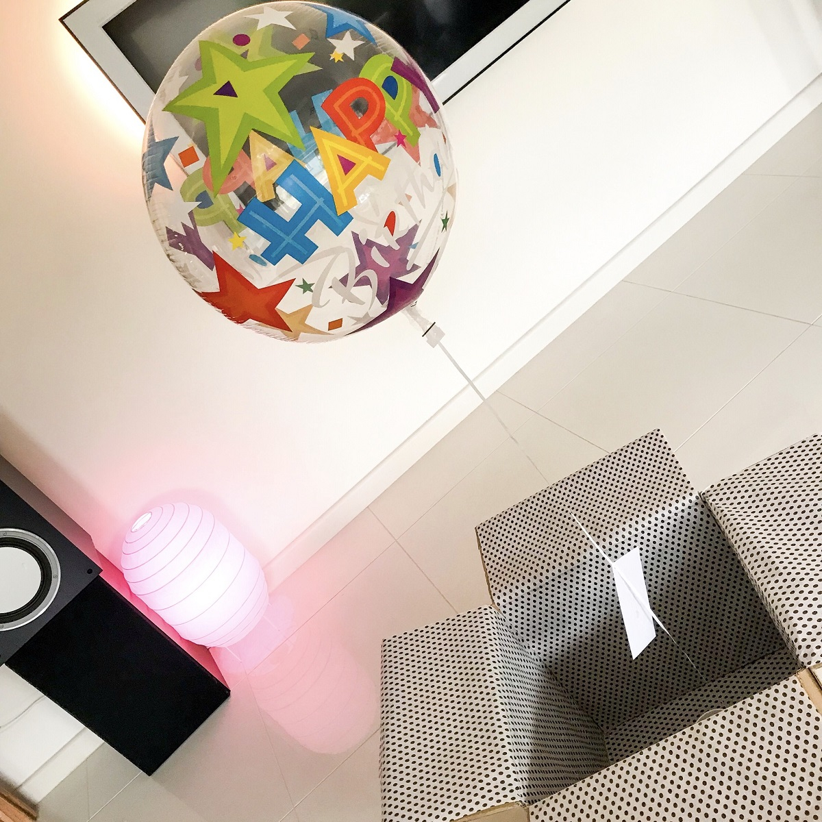 Przeźroczysty Balon Happy Birthday 56 cm Przeźroczysty Balon Happy Birthday 56 cm - obrazek 2