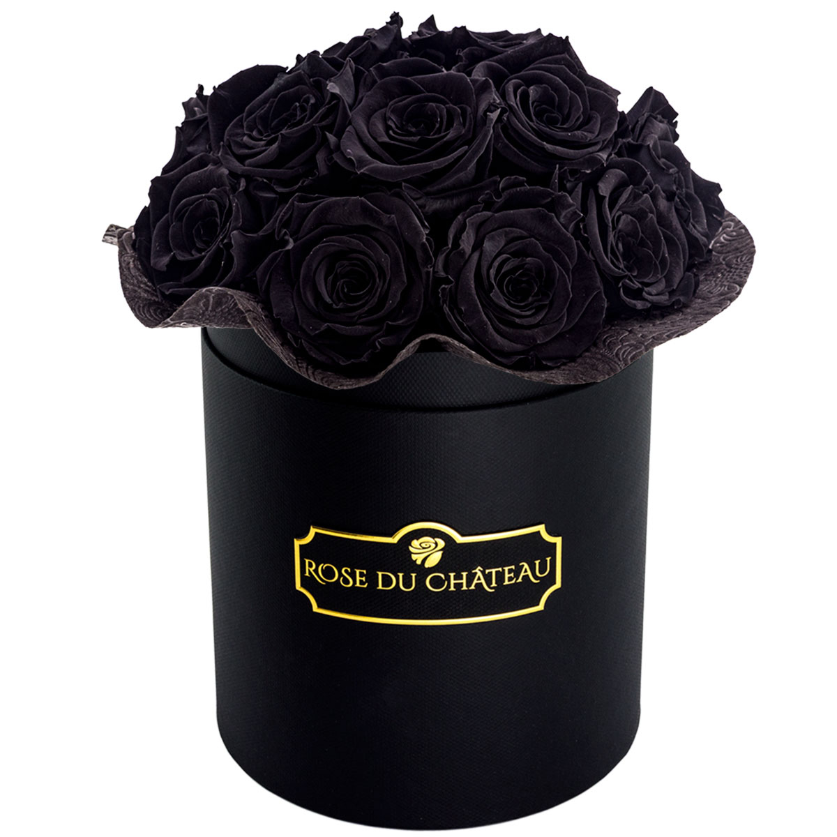 Bukiet Czarnych Róż Wiecznych Bouquet w Czarnym Flower Boxie Bukiet Czarnych Róż Wiecznych Bouquet w Czarnym Flower Boxie