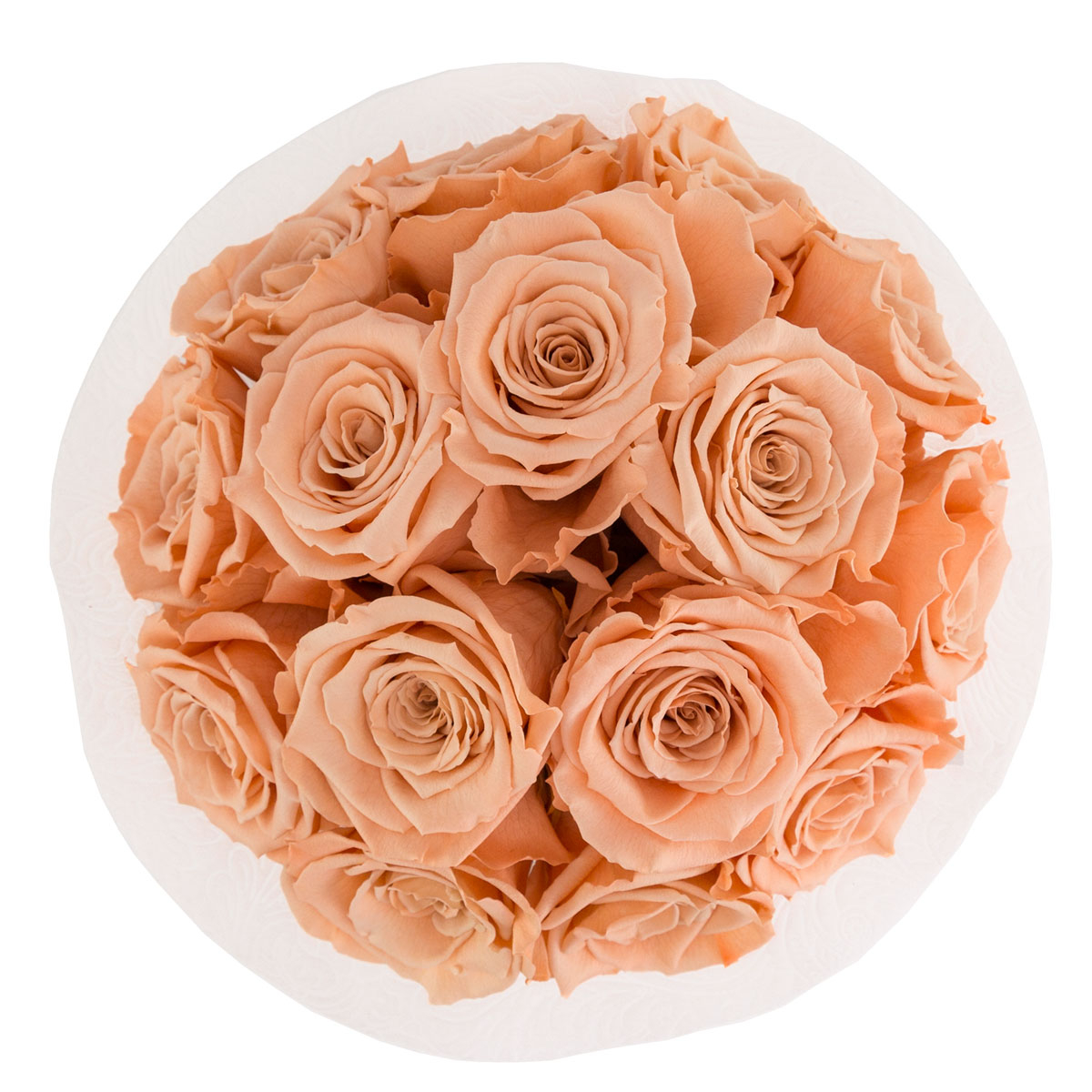Herbaciane Wieczne Róże Bouquet w Białym Marmurowym Boxie Herbaciane Wieczne Róże Bouquet w Białym Marmurowym Boxie - obrazek 2