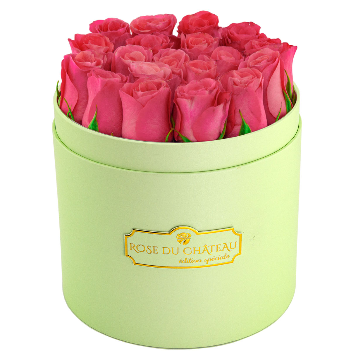 Special Edition Mint Box with Fresh Pink Roses Special Edition Mint Box with Fresh Pink Roses