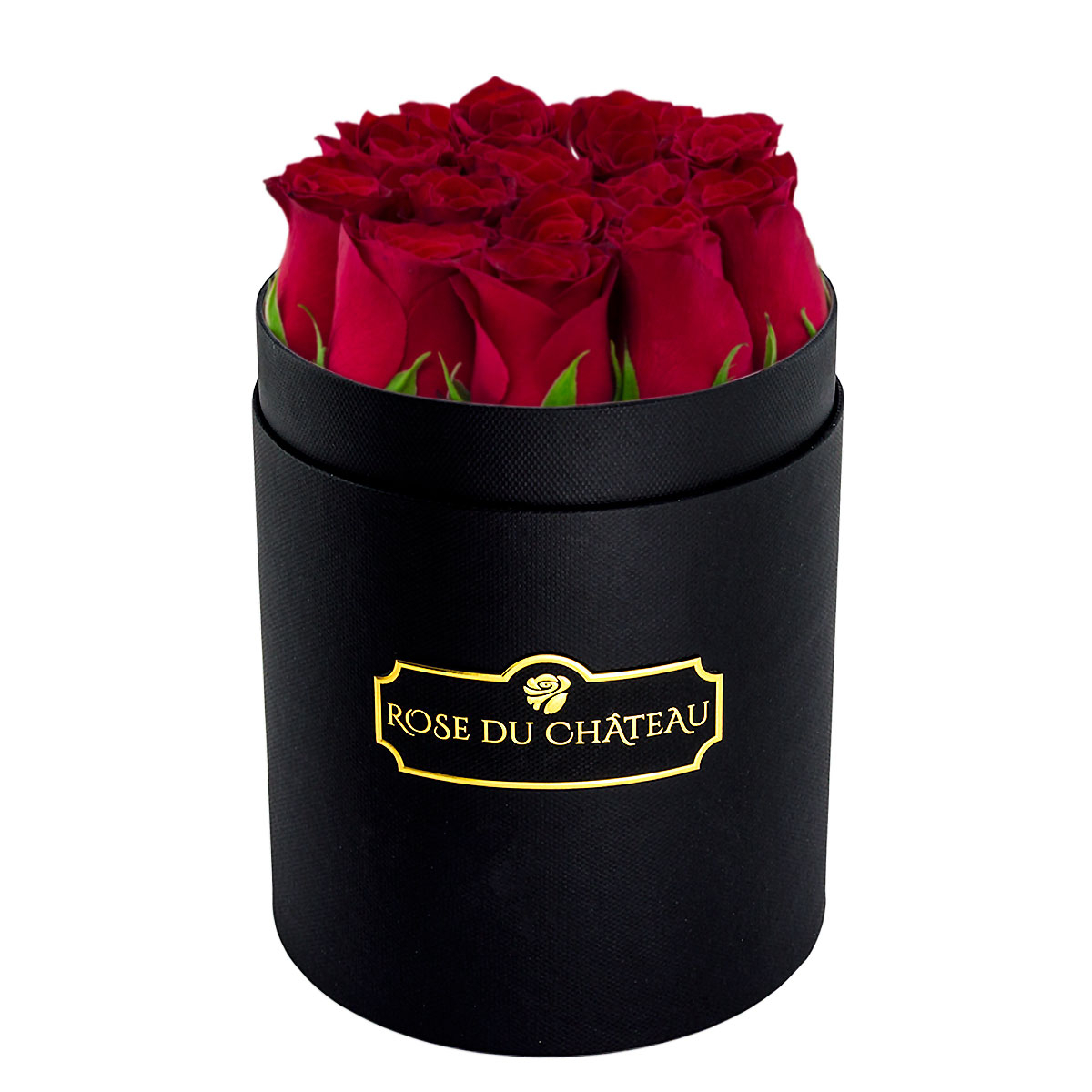 Fresh Red Roses in a Small Black Box Fresh Red Roses in a Small Black Box - Image 2